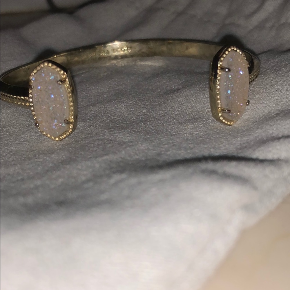 White drusy & Kendra Scott cuff